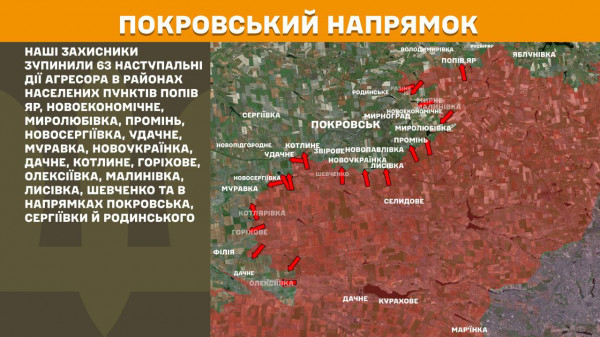 Генеральний штаб ЗСУ інформує про стан військових дій протягом минулої доби  8