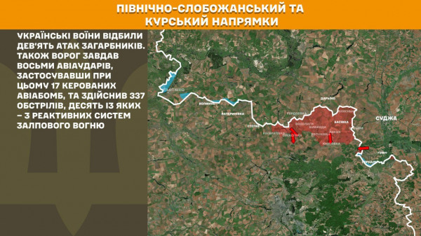 Генеральний штаб ЗСУ оприлюднив інформацію щодо російського вторгнення за минулу добу8