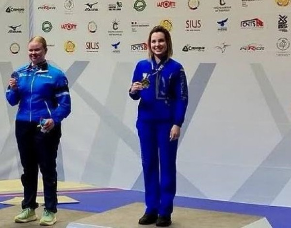 Криворізька спортсменка Вікторія Рибовалова стала призеркою чемпіонату Європи з кульової стрільби0