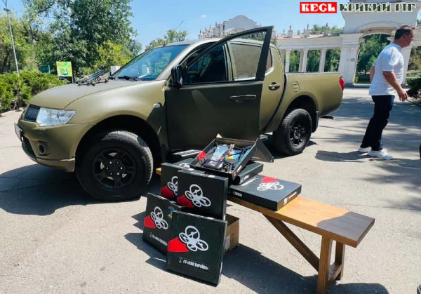 Відремонтований пікап та дрони від нардепа з Кривого Рогу Владлена Неклюдова