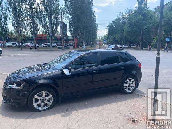 Обидві машини були на світлофорі: у Кривому Розі на Університетському проспекті вдарилися фура та Audi2