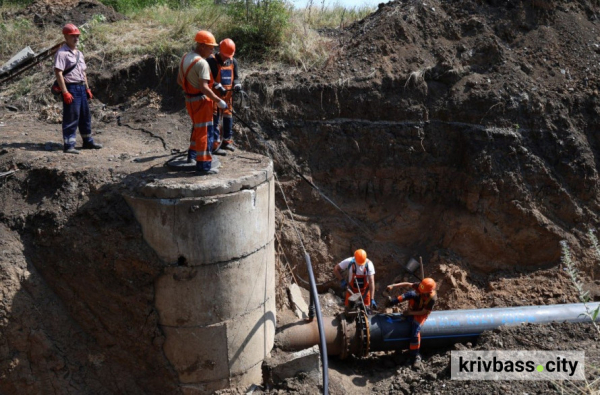 Північ Кривого Рогу знову з водою: у Тернах завершили будівництво водогону3