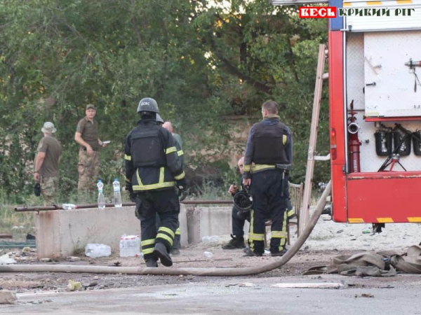 Гвардійці очепили місце шахедного удару по Кривому Рогу