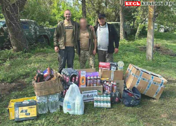 Продукти передали землякам на фронт волонтери «Тернівської єдності» з Кривого Рогу