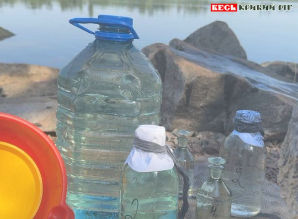 Забір води з річок в Кривому Розі 15-16 липня