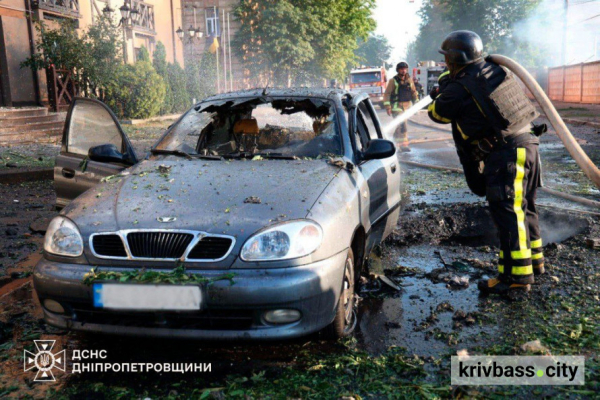Вперше від початку війни: 4 липня росіяни двічі обстріляли Кривий Ріг шахедами і КАБом 3