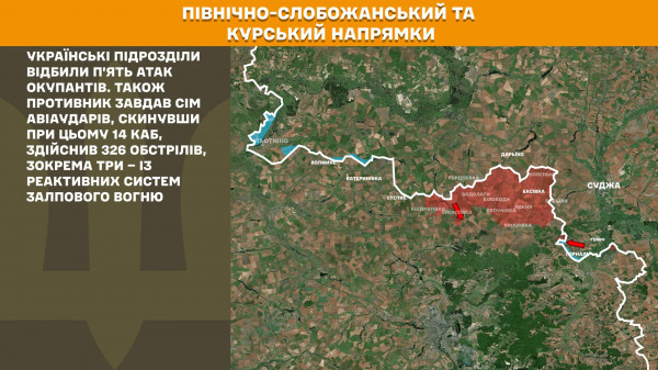 За минулу добу Сили оборони відбили понад 190 штурмів ворога на лінії фронту8