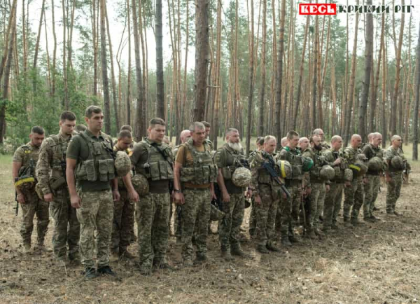 Нагородження кращих бійців Інгулецької бригади