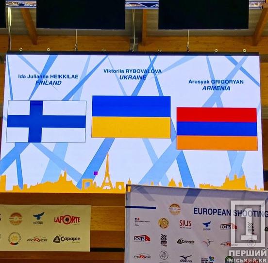 Зібрала медалі усіх ґатунків: криворізька стрільчиня Вікторія Рибовалова мала «врожайний» успіх на ЧЄ у Франції2