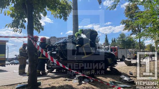 Авто «намотало» на стовп разом із водієм: у жахливій автотрощі на Дніпровському шосе загинув 22-річний юнак2
