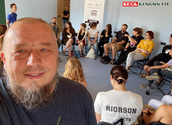 Зустріч Юлія Морозова з молодими волонтерами в Кривому Розі
