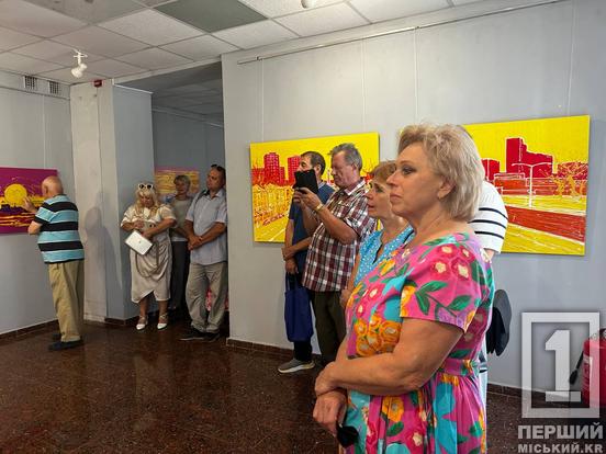 Кольори на полотнах передають наш стан у війну: у Кривому Розі відкрилася виставка Анатолія Лабунського «Час і місто»2