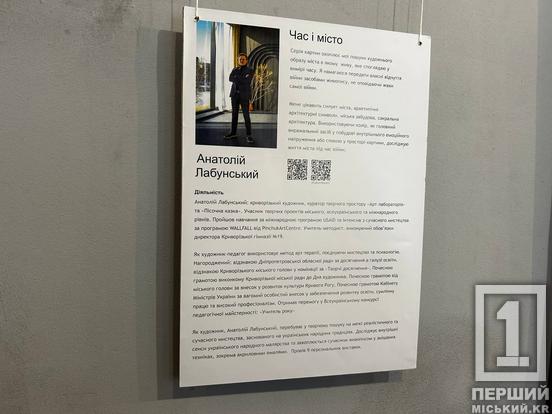 Кольори на полотнах передають наш стан у війну: у Кривому Розі відкрилася виставка Анатолія Лабунського «Час і місто»1