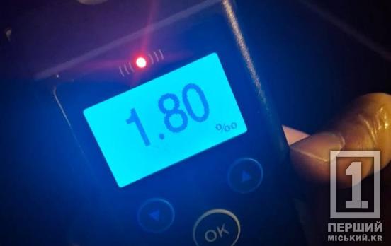 Пізно вночі водив напідпитку: у Кривому Розі виявили нетверезого керманича
