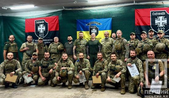 Подяка за мужність: бійці 422 об БПС LUFTWAFFE отримали нагороди за віддану службу1