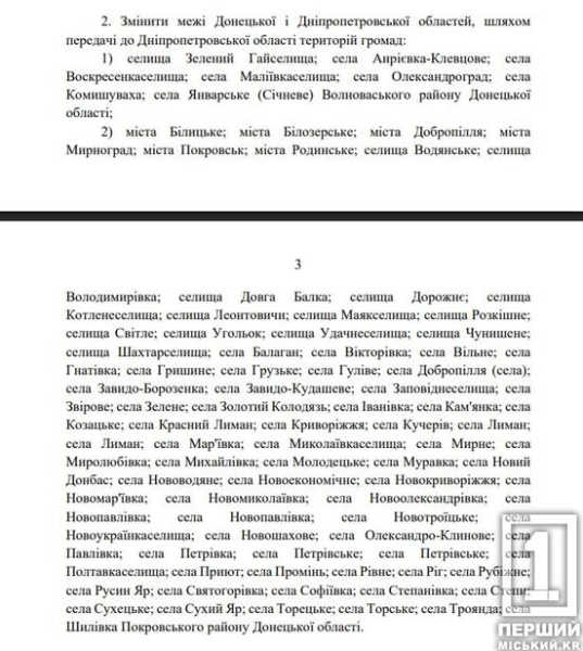 Покровськ може стати частиною Дніпропетровщини: адміністративні кордони нашої області пропонують змінити1