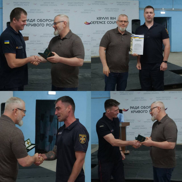 У День Незалежності в Кривому Розі відзначили військових, рятувальників та правоохоронців6