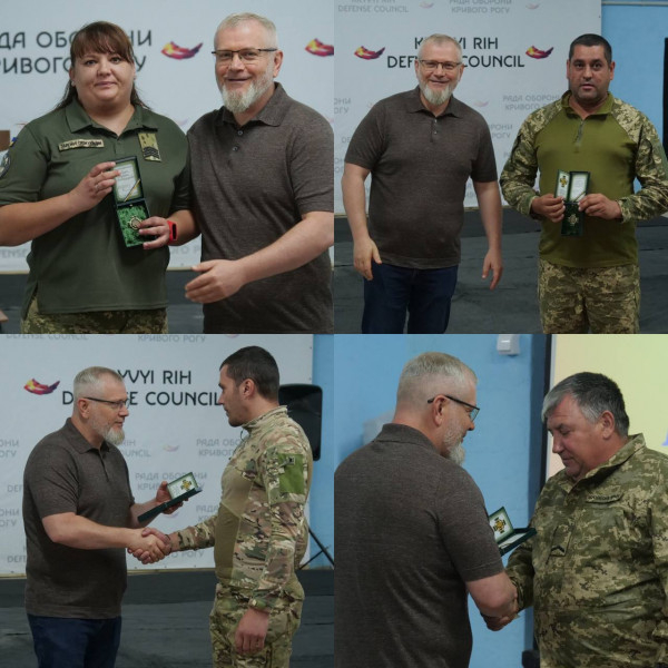 У День Незалежності в Кривому Розі відзначили військових, рятувальників та правоохоронців3
