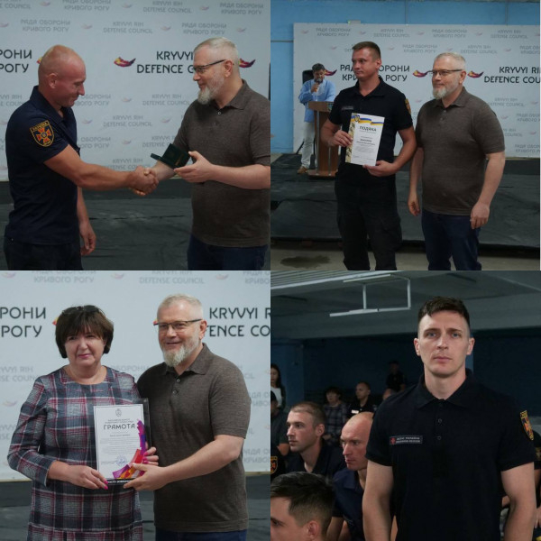 У День Незалежності в Кривому Розі відзначили військових, рятувальників та правоохоронців5