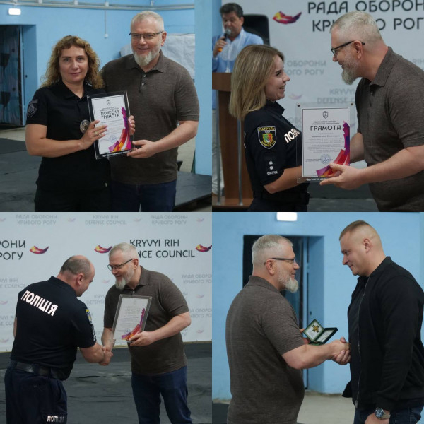 У День Незалежності в Кривому Розі відзначили військових, рятувальників та правоохоронців2