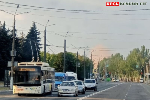 Проспект Металургів в Кривому Розі в районі Парку Героїв