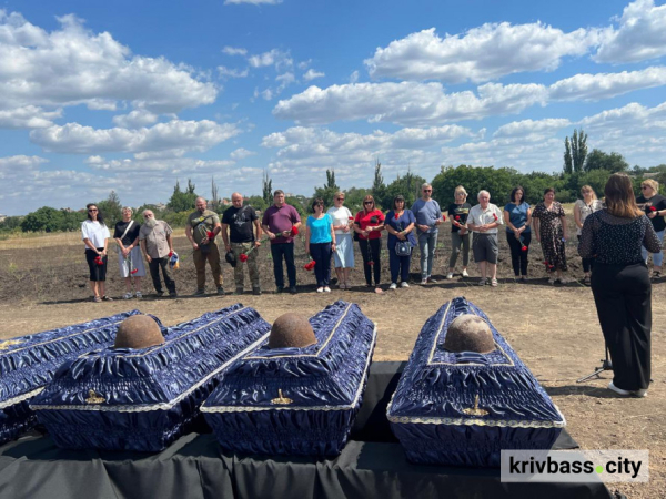 Знайшли спочин і шану: у громаді на Криворіжжі перепоховали воїнів Другої Світової війни1