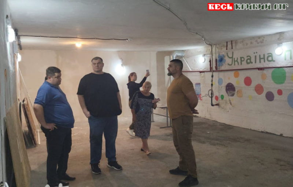 Інспекція Юрієм Корявченковим укриття в Глеюватській громаді Криворізького р-ну