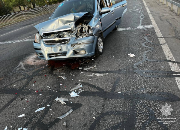 На Дніпропетровщині минулого тижня зафіксували 121 ДТП1