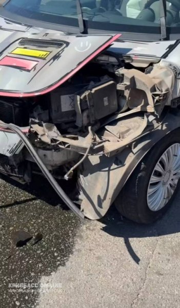 На перехресті вулиць Петра Дорошенка та Героїв АТО сталася дорожньо-транспортна пригода за участі автомобіля Smart Forfour0