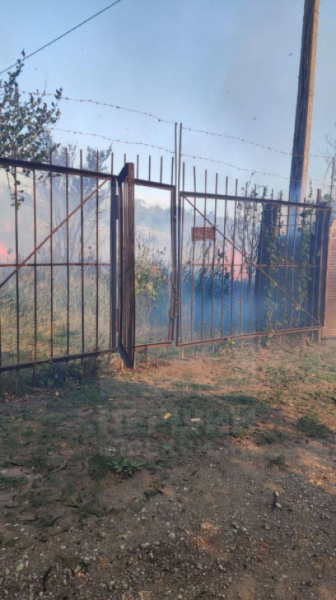 У Кривому Розі на мікрорайоні Зарічний масштабна пожежа: палає суха трава неподалік від житлових будинків0
