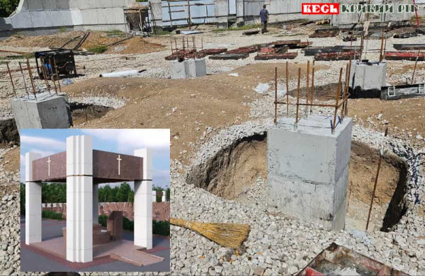 Будівництво Ритуального майданчика Сектору почесних поховань в Кривому Розі