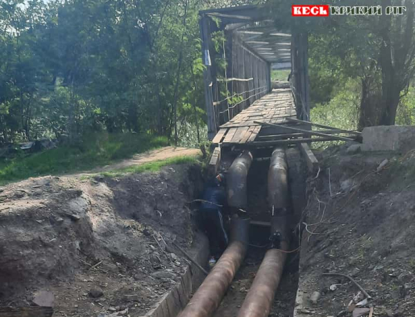 Ремонт теплотраси на Більшовик в Кривому Розі