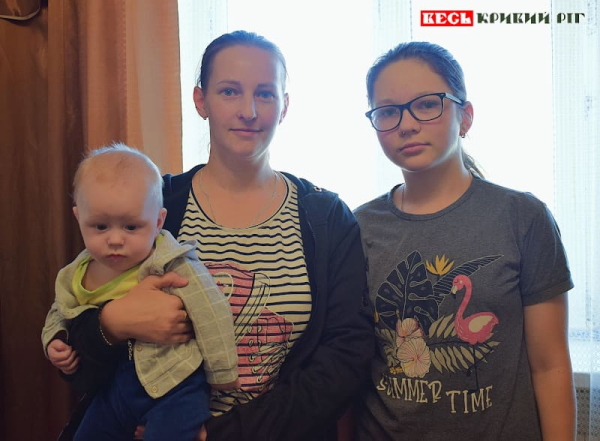 Переселенка Тетяна з дітьми знайшла прихисток у Зеленодольську Криворізького р-ну
