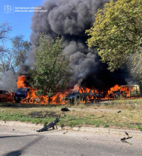 Вдень від масованої атаки постраждало Запоріжжя0