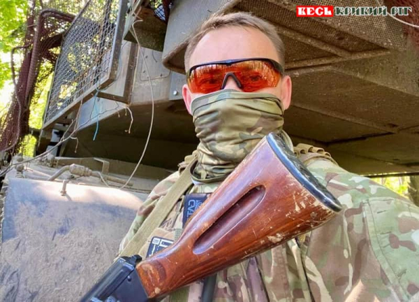 Артем Онєгін з 129-ї Криворізької окремої важкої механізованої бригади