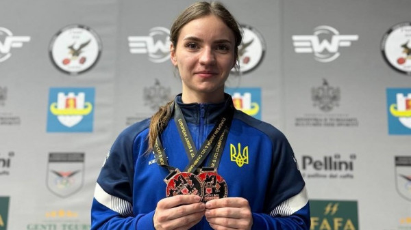 Криворізька спортсменка Юлія Ковальова виборола бронзову медаль на чемпіонаті Європи0