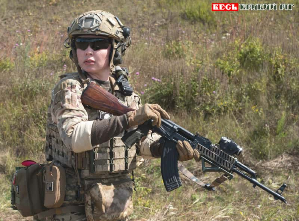 Військовослужбовиця 129-ї Криворізької бригади