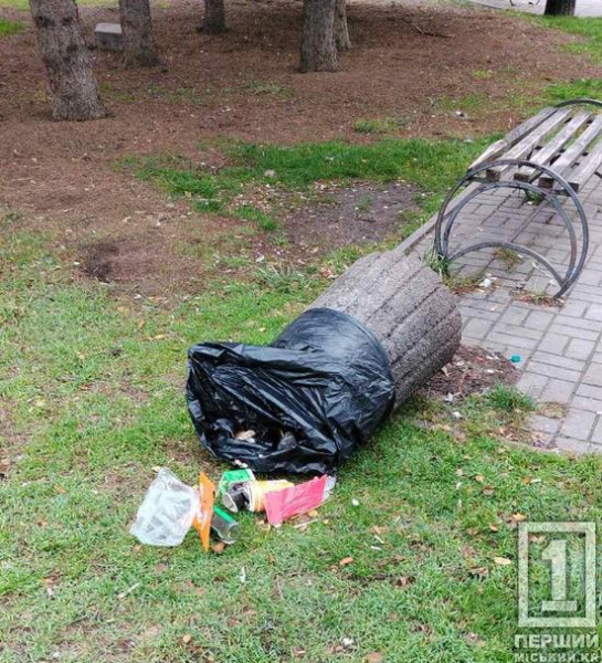Новий плювок на затишність міста: у сквері «Дружба» виявлено чергову «роботу» вандалів3