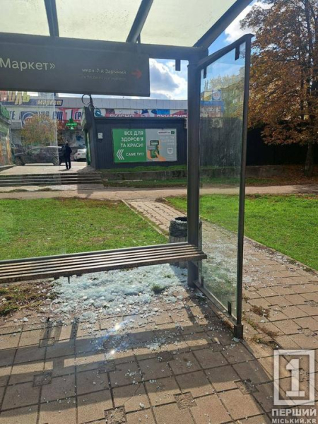 «Сам не гам і другому не дам»: на 7-ому Зарічному невідомі розбили зупинку громадського транспорту2