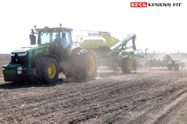 Озимі культури засівають в Криворізькому районі