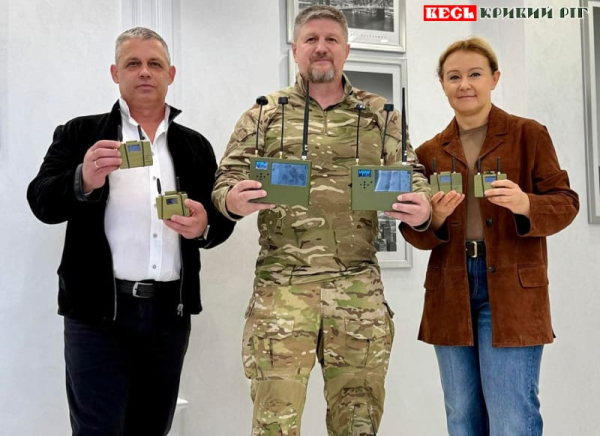 Детектори дронів передали в ГО «За рідне місто» Інгулецькій бригаді в Кривому Розі