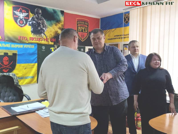Вручення нагород воїнам 14-го полку БпАК в Криворізькій РВА
