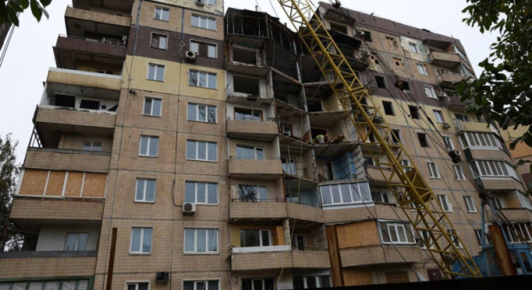 У Кривому Розі відновлюють багатоквартирний будинок - фото управління преси виконкому Криворізької міської ради