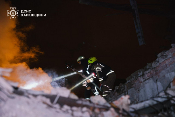 Вночі під ворожими ударами були Харків і Кіровоградщина: сталися руйнації і пожежі, є постраждалі3