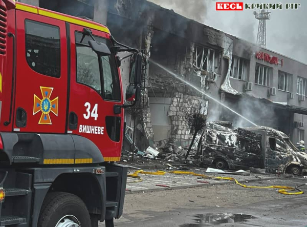 Логістичний вузол Нової Пошти постраждав на Київщині від повітряного удару
