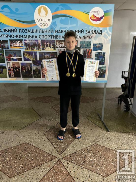 Бурхливі запливи та нові рекорди: юні плавці ДЮСШ №2 взяли 10 медалей міського чемпіонату2