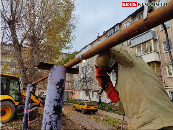 Ремонт теплопроводу до багатоповерхівки виконує Криворізька теплоцентраль