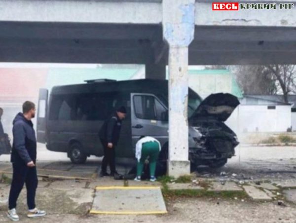 Дрон поцілив по маршрутці Кривий Ріг - Нововоронцовка