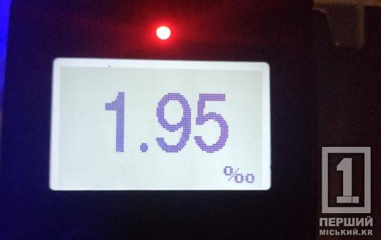 Потрапляє в таку ситуацію не вперше: у Кривому Розі зупинили керманича, що добряче приклався до пляшки