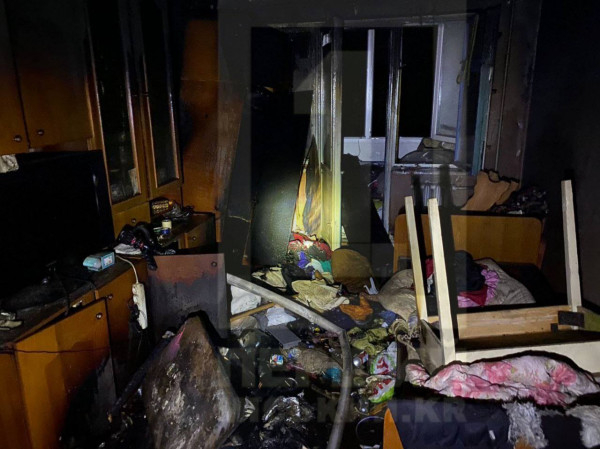 Пожежа в Покровському районі забрала життя людини1